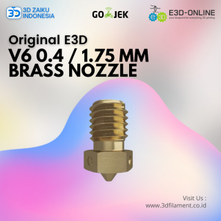 Original E3D V6 0.4 / 1.75 mm Brass Nozzle from UK